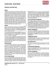 IS42S16800E-7TL-TR Datasheet Page 7