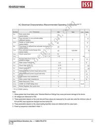 IS42S32160A-75BI-TR Datasheet Page 21