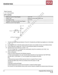 IS42S32160A-75BI-TR Datasheet Page 22