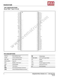 IS42S32160B-7TLI-TR Datasheet Page 4
