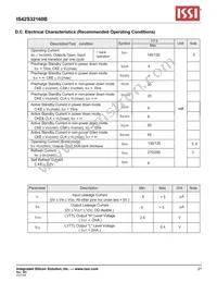 IS42S32160B-7TLI-TR Datasheet Page 21