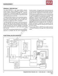 IS42S32200C1-6TLI-TR Datasheet Page 2