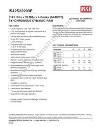 IS42S32200E-7TL-TR Datasheet Cover