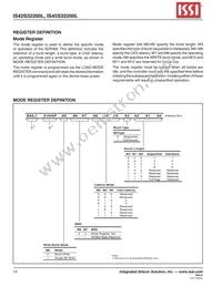 IS42S32200L-7BI Datasheet Page 14