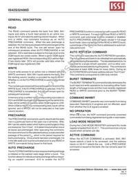 IS42S32400D-7TI-TR Datasheet Page 6