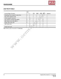 IS42S32400E-7TLI-TR Datasheet Page 8