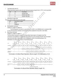 IS42S32800B-6BI-TR Datasheet Page 18