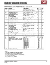 IS42SM16800E-75ETLI Datasheet Page 17