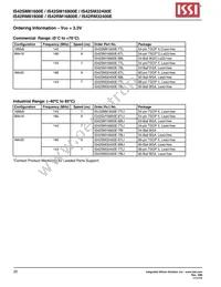 IS42SM16800E-75ETLI Datasheet Page 20