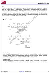 IS42SM32100C-6BLI-TR Datasheet Page 10