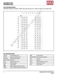 IS42SM32160C-7BLI-TR Datasheet Page 4