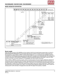 IS42VM16160D-8TLI Datasheet Page 9