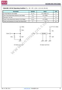 IS42VM16200C-75BLI-TR Datasheet Page 22