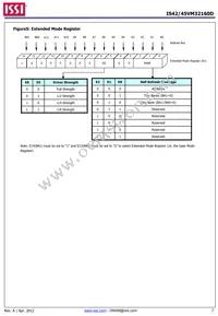 IS42VM32160D-6BLI Datasheet Page 7