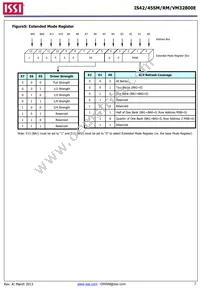 IS42VM32800E-75BLI-TR Datasheet Page 7