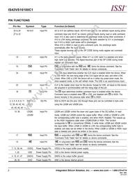 IS42VS16100C1-10TLI-TR Datasheet Page 2