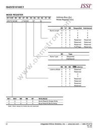 IS42VS16100C1-10TLI-TR Datasheet Page 22