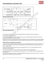IS43DR16160A-5BBLI-TR Datasheet Page 22