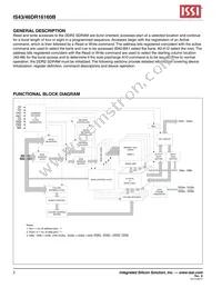IS43DR16160B-3DBI Datasheet Page 2