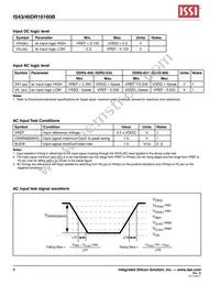 IS43DR16160B-3DBI Datasheet Page 8