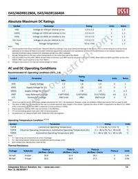 IS43DR81280A-3DBLI Datasheet Page 14