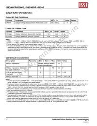 IS43DR82560B-3DBL Datasheet Page 12