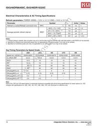 IS43DR86400C-3DBI-TR Datasheet Page 16