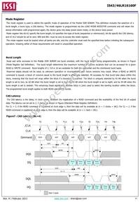 IS43LR16160F-6BL-TR Datasheet Page 11