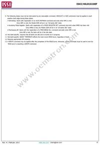 IS43LR16160F-6BL-TR Datasheet Page 19