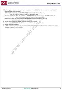 IS43LR16160G-6BLI Datasheet Page 19