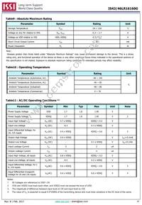 IS43LR16160G-6BLI Datasheet Page 22