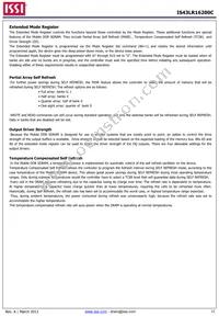 IS43LR16200C-6BL-TR Datasheet Page 12