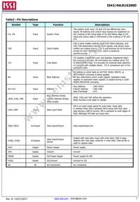 IS43LR16200D-6BLI Datasheet Page 3
