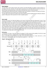 IS43LR16200D-6BLI Datasheet Page 11