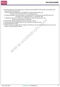 IS43LR16400B-6BLI-TR Datasheet Page 18
