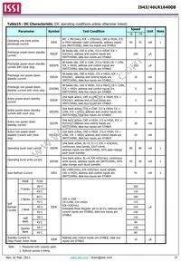 IS43LR16400B-6BLI-TR Datasheet Page 23