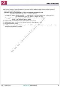 IS43LR16400C-6BLI Datasheet Page 18