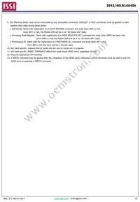 IS43LR16640A-5BLI Datasheet Page 18