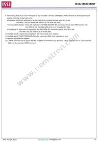 IS43LR16800F-6BL-TR Datasheet Page 18