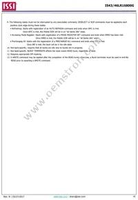 IS43LR16800G-6BLI Datasheet Page 18