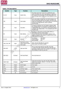 IS43LR32100C-6BL-TR Datasheet Page 3
