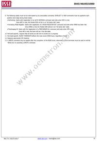 IS43LR32100D-6BLI Datasheet Page 18