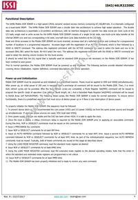 IS43LR32200C-6BLI Datasheet Page 9