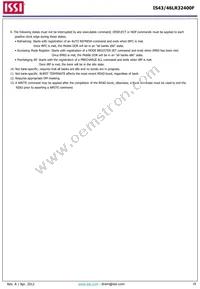 IS43LR32400F-6BL-TR Datasheet Page 18