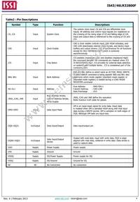 IS43LR32800F-6BL-TR Datasheet Page 4