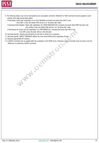 IS43LR32800F-6BL-TR Datasheet Page 20