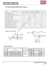 IS43R16160B-6TLI-TR Datasheet Page 22