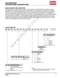 IS43R16320D-6BI Datasheet Page 15