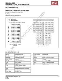 IS43R16320E-6BI Datasheet Page 7