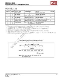 IS43R16320E-6BI Datasheet Page 11